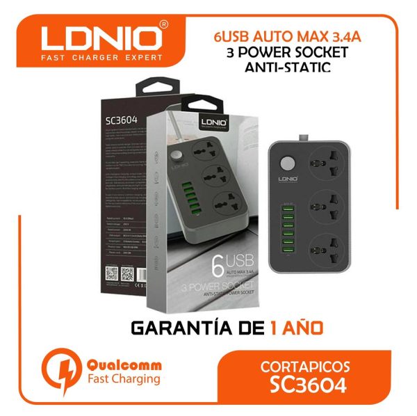 LDNIO SC3604 2500W - Image 2