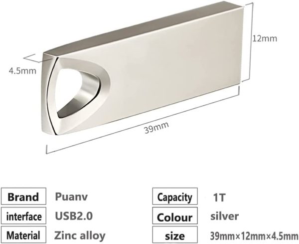 Flash Memory  Pendrive USB 1TB (1000 GB) 2.0 - Image 3