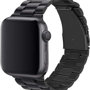 Tasikar Correa Metal Negro Apple Watch 42/44/45/49