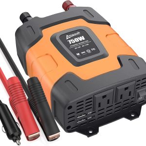 Ampeak Inversor de corriente de 750 W 4.8 A (PRE-VENTA)