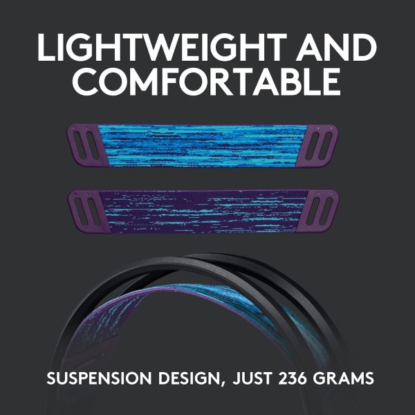 HEADSET LOGITECH G535 LIGHTSPEED WIRELESS GAMING BLUE - Image 6