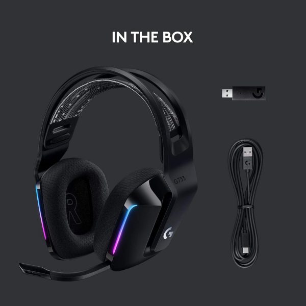 HEADSET LOGITECH G733 WIRELESS GAMING RGB NEGRO - Image 7