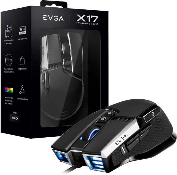 Mouse Gamer EVGA X17 con cable