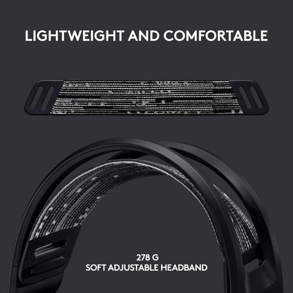 HEADSET LOGITECH G733 WIRELESS GAMING RGB NEGRO - Image 3