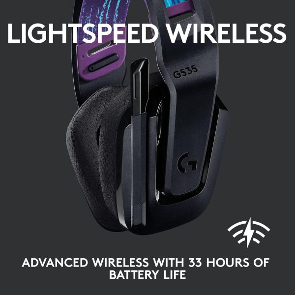 HEADSET LOGITECH G535 LIGHTSPEED WIRELESS GAMING BLUE - Image 7